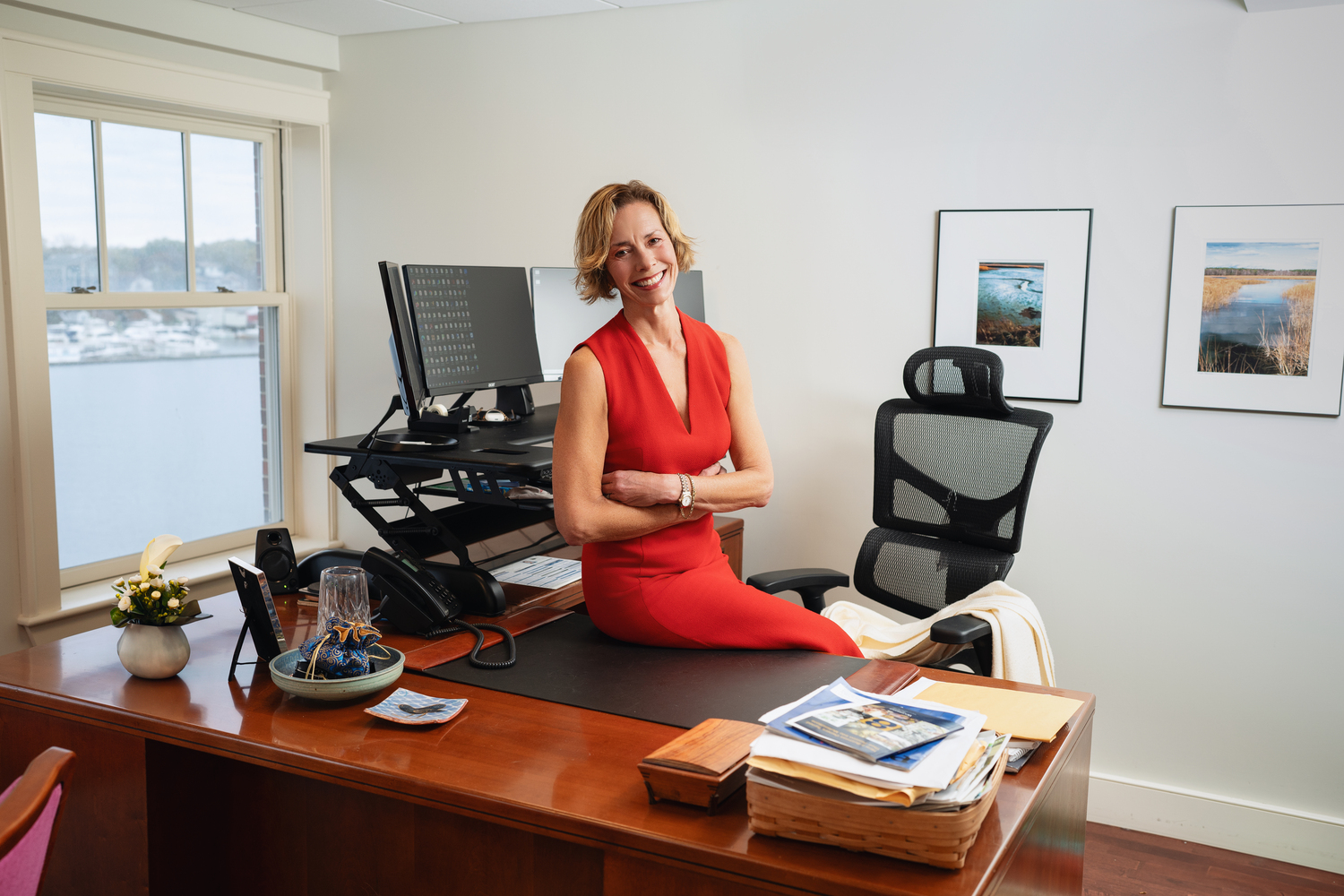 Monica McCarthy in her Office