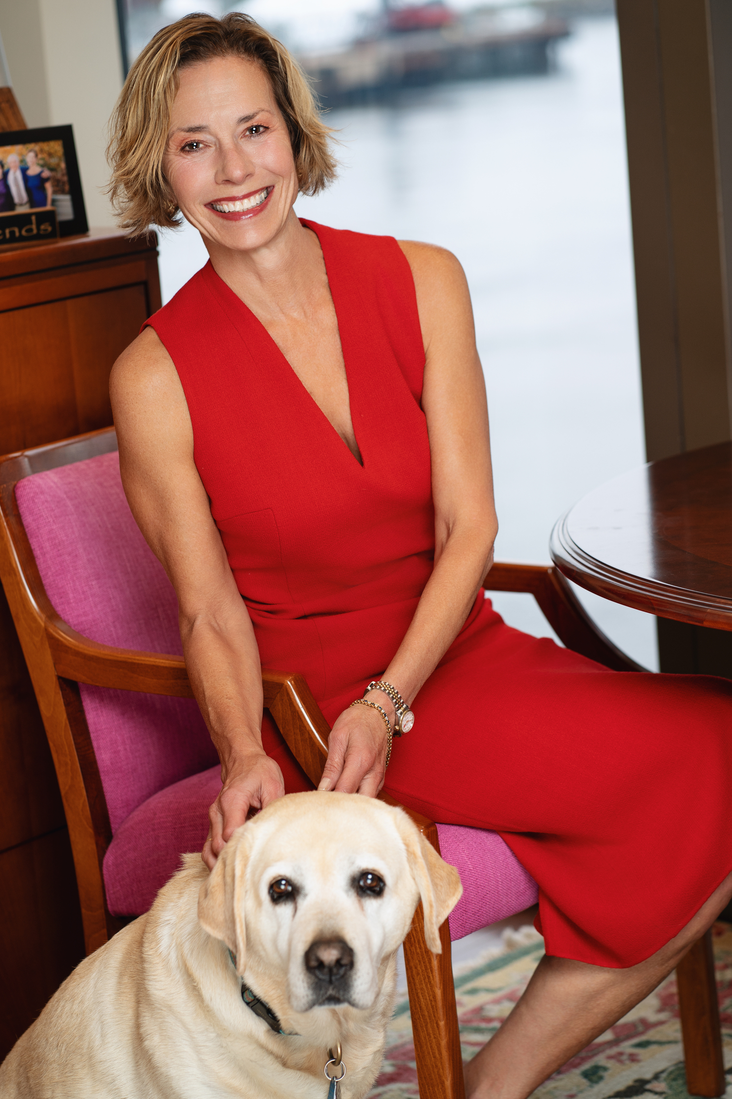 Monica McCarthy and her dog Chloe