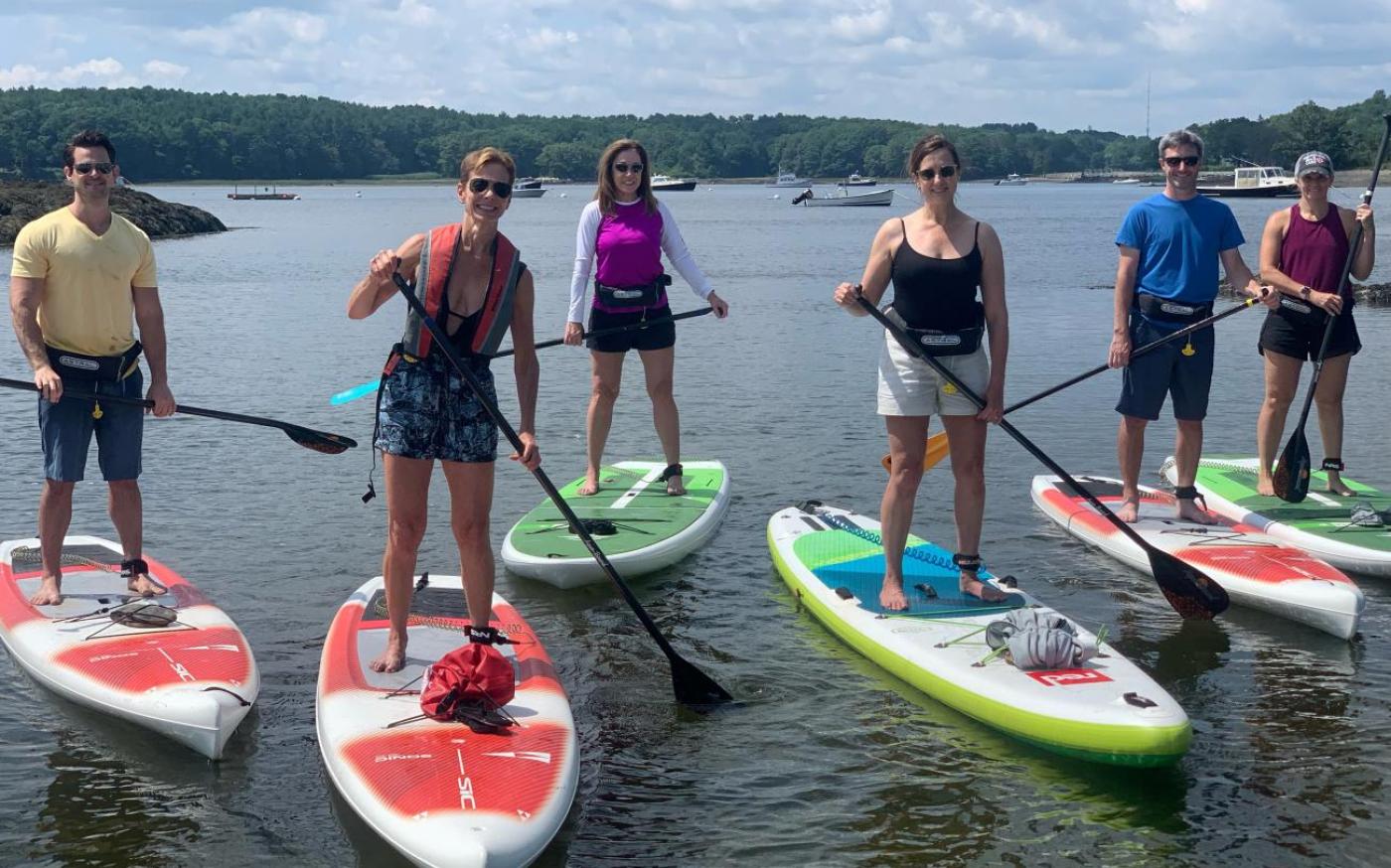 Paddle boarding